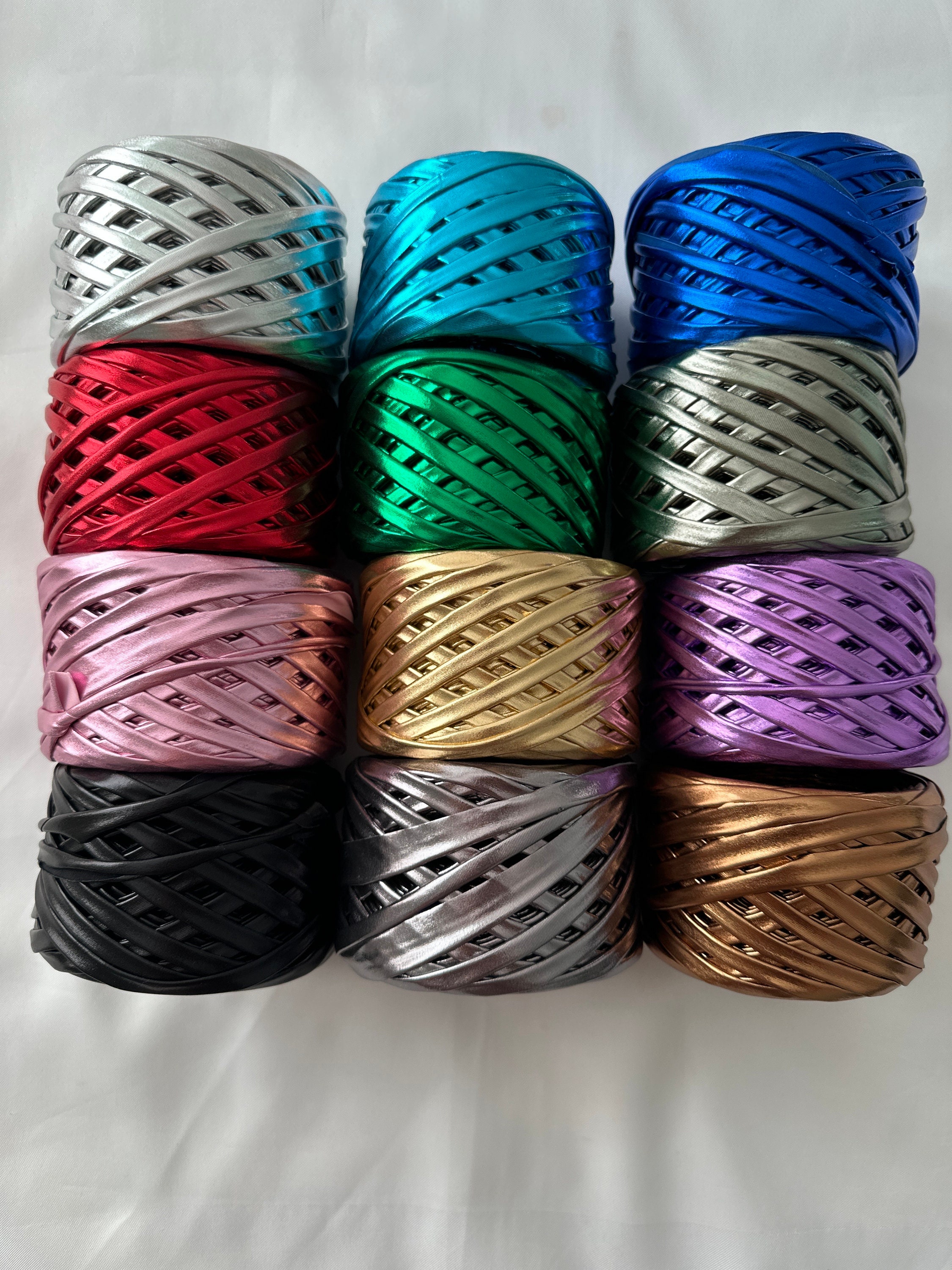 Hand knitting and Crochet Metallic Yarn 25 or 130 grams