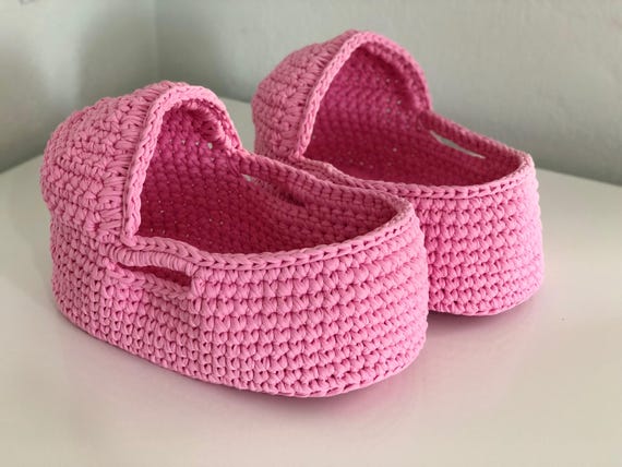 crochet doll basket