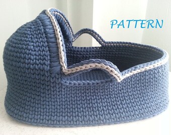 Crochet Baby Basket Etsy