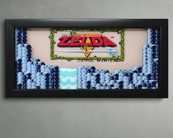 The Legend of Zelda Video Game Shadow Box Wall Art