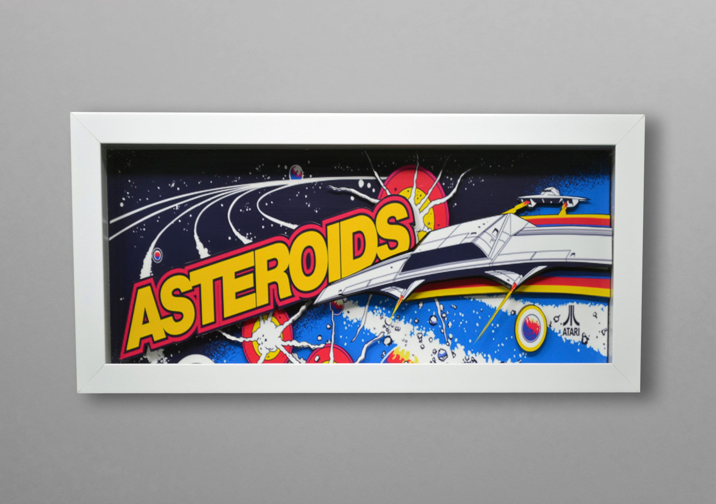 Asteroids Arcade Art