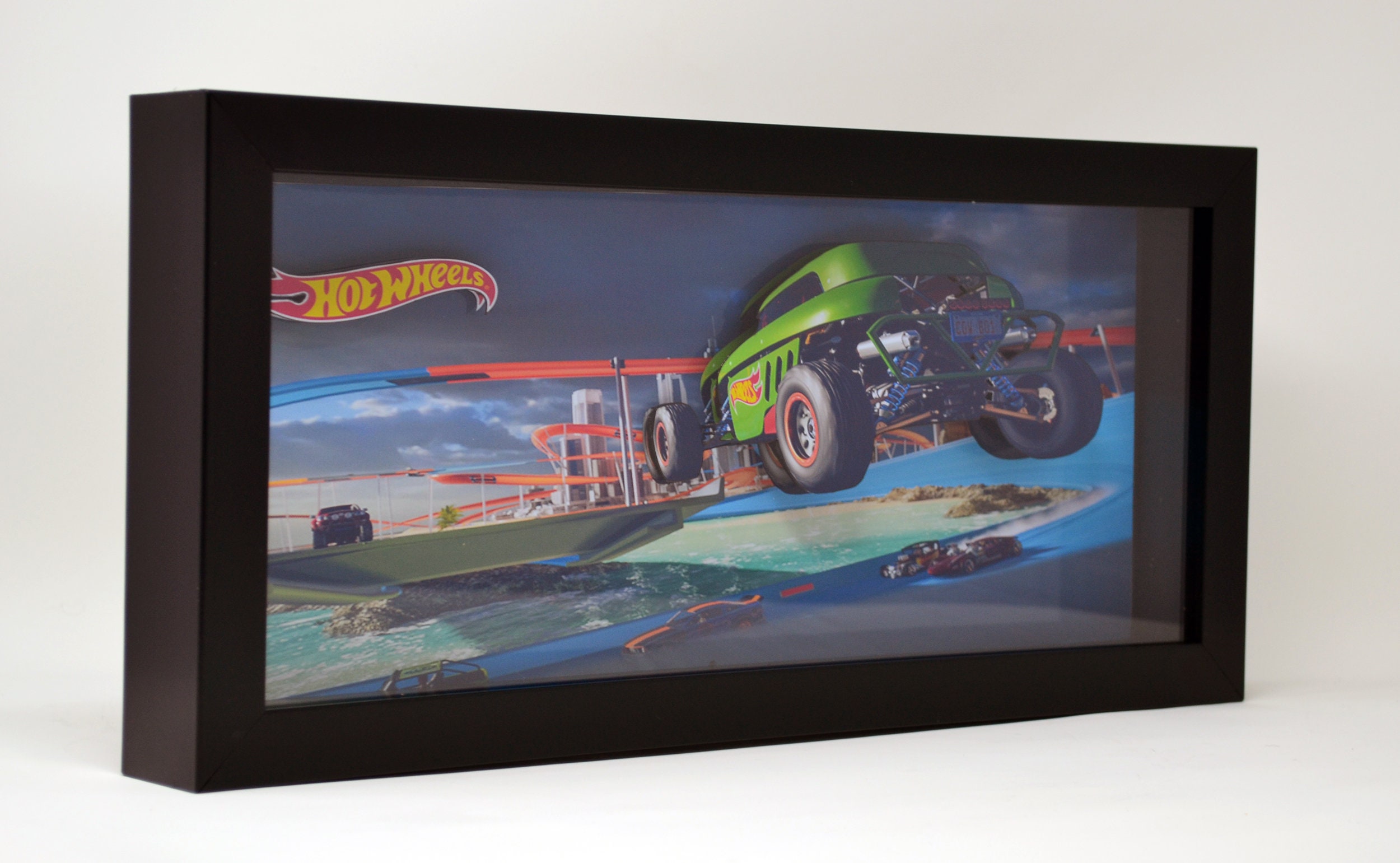Hot Wheels 3D Shadow Box Decor Etsy