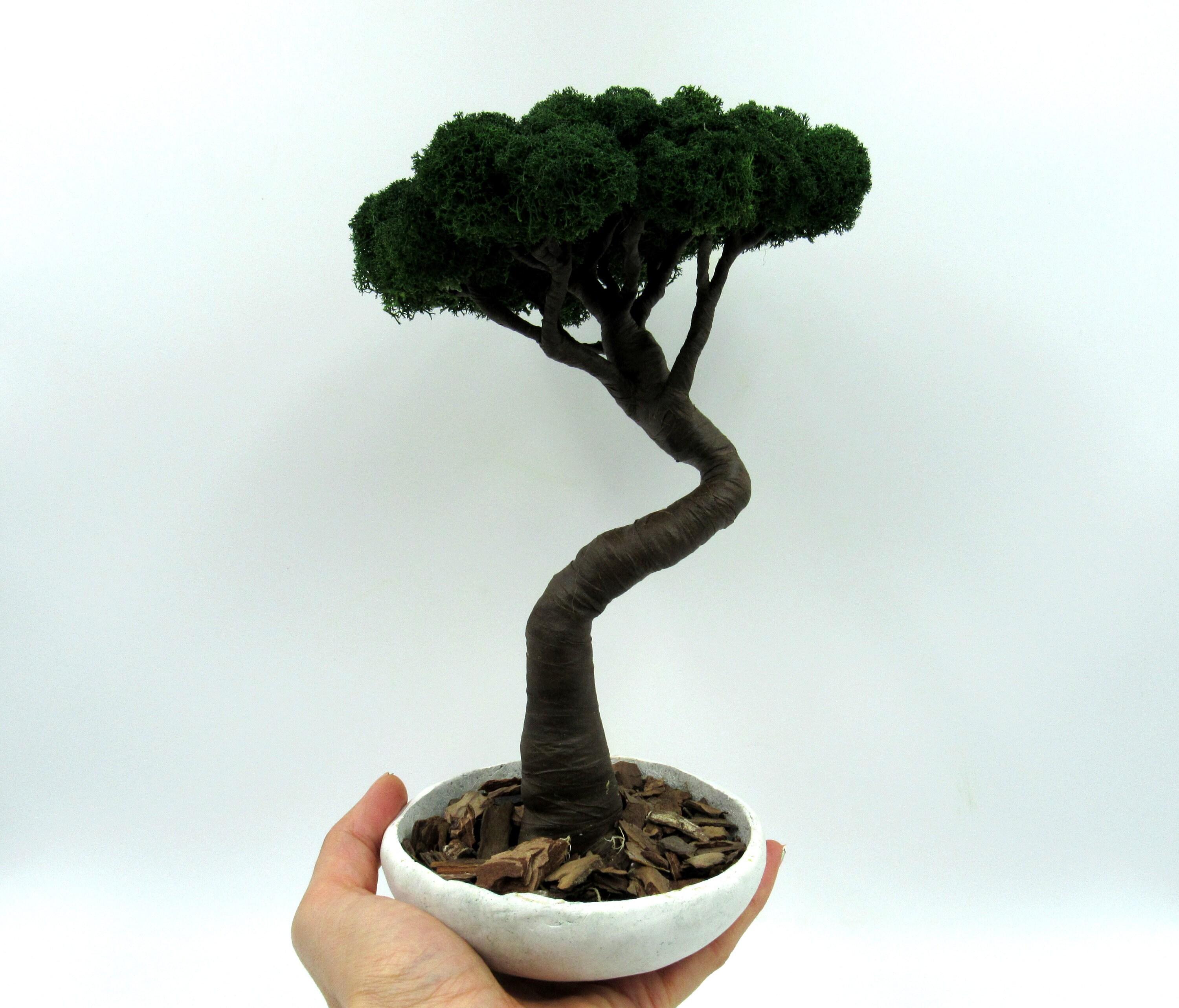 Fake Bonsai tree with handmade pot Artificial bonsai Etsy