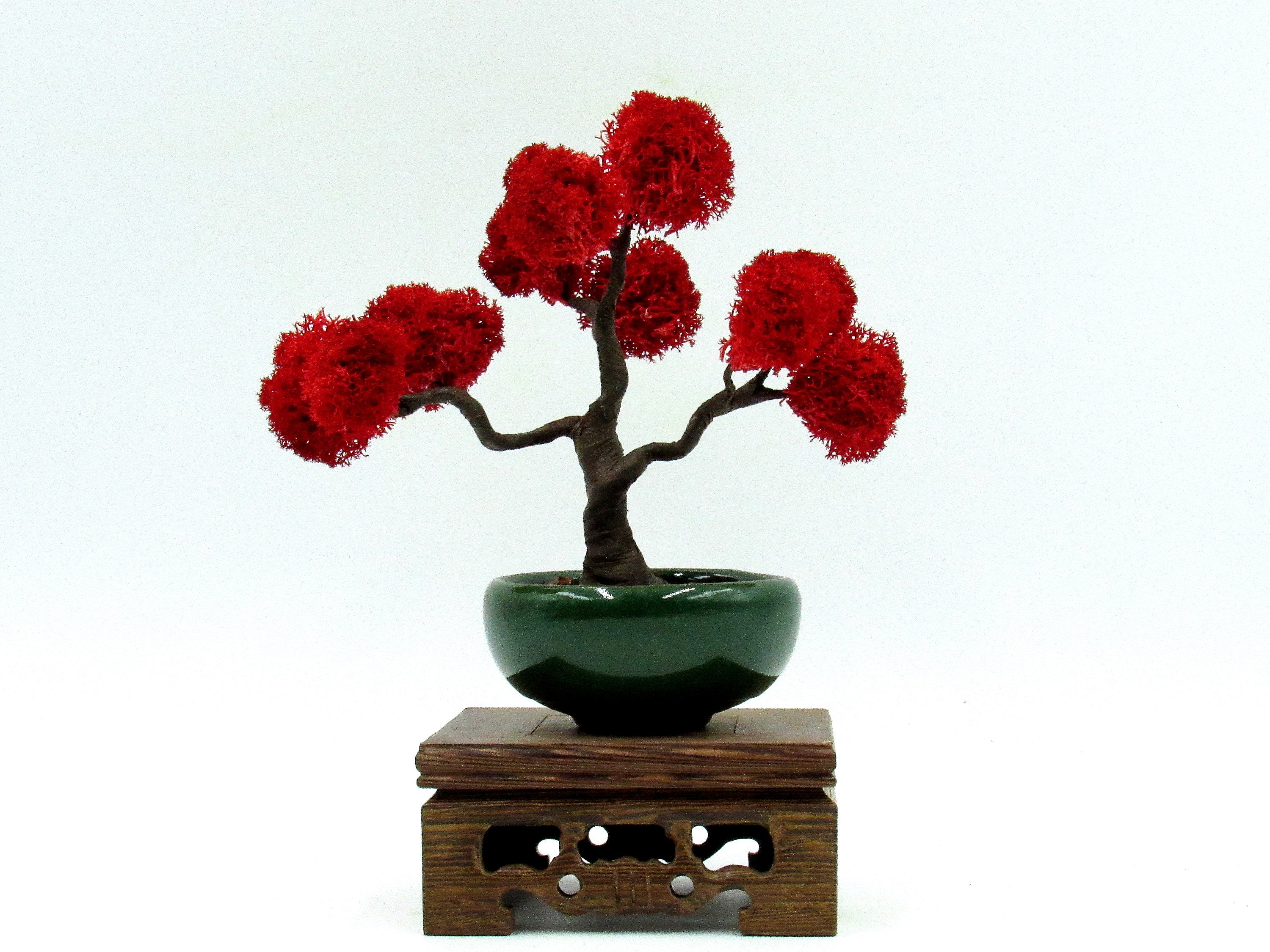 Fake Bonsai tree with ceramic pot Artificial bonsai Etsy