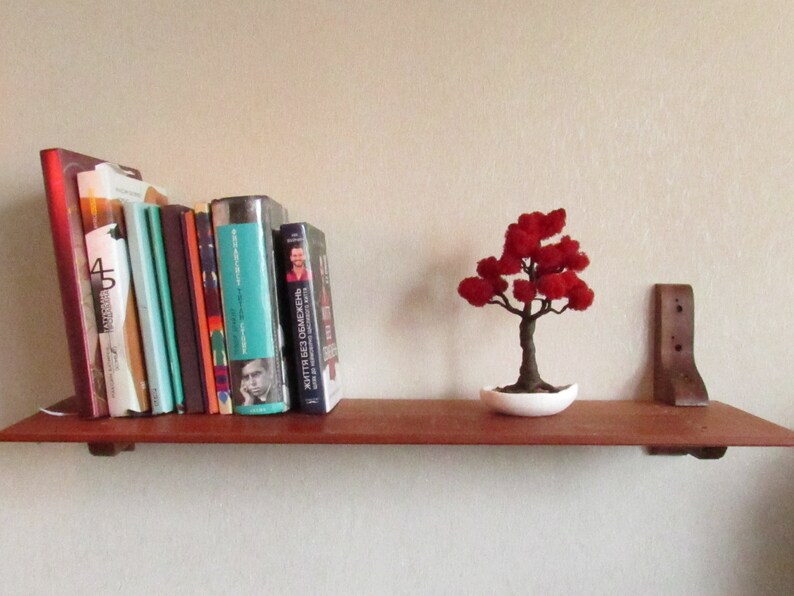 Fake Red Bonsai Tree Red Maple 8 Inches Artificial Tree Etsy