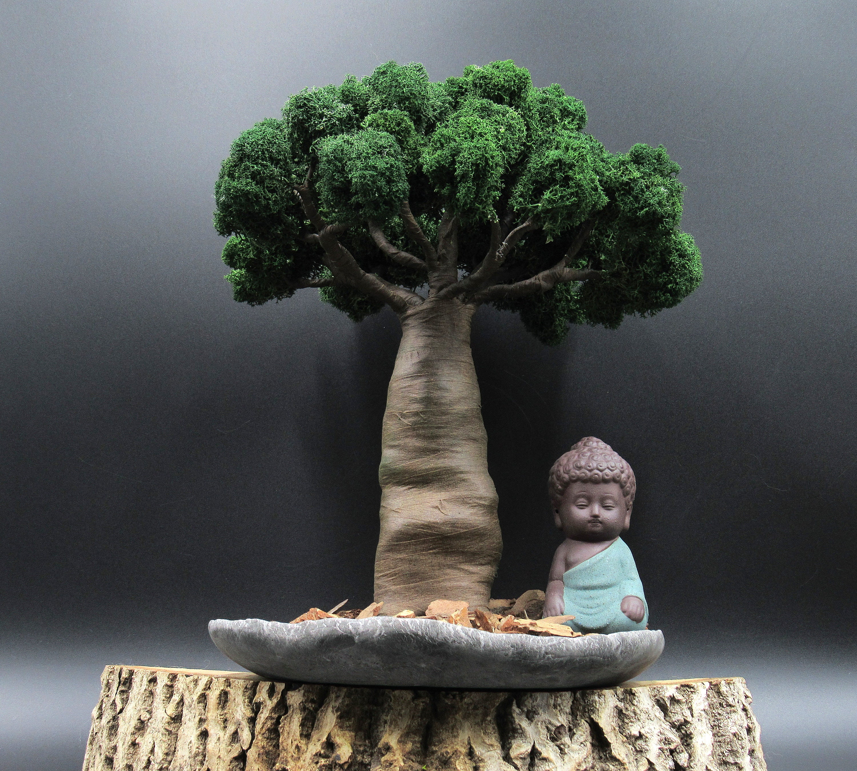 Artificial Bonsai Tree Zen Garden With Buddha Baobab Tree Etsy Artificial Bonsai Tree Zen Garden With Buddha Baobab Tree Etsy