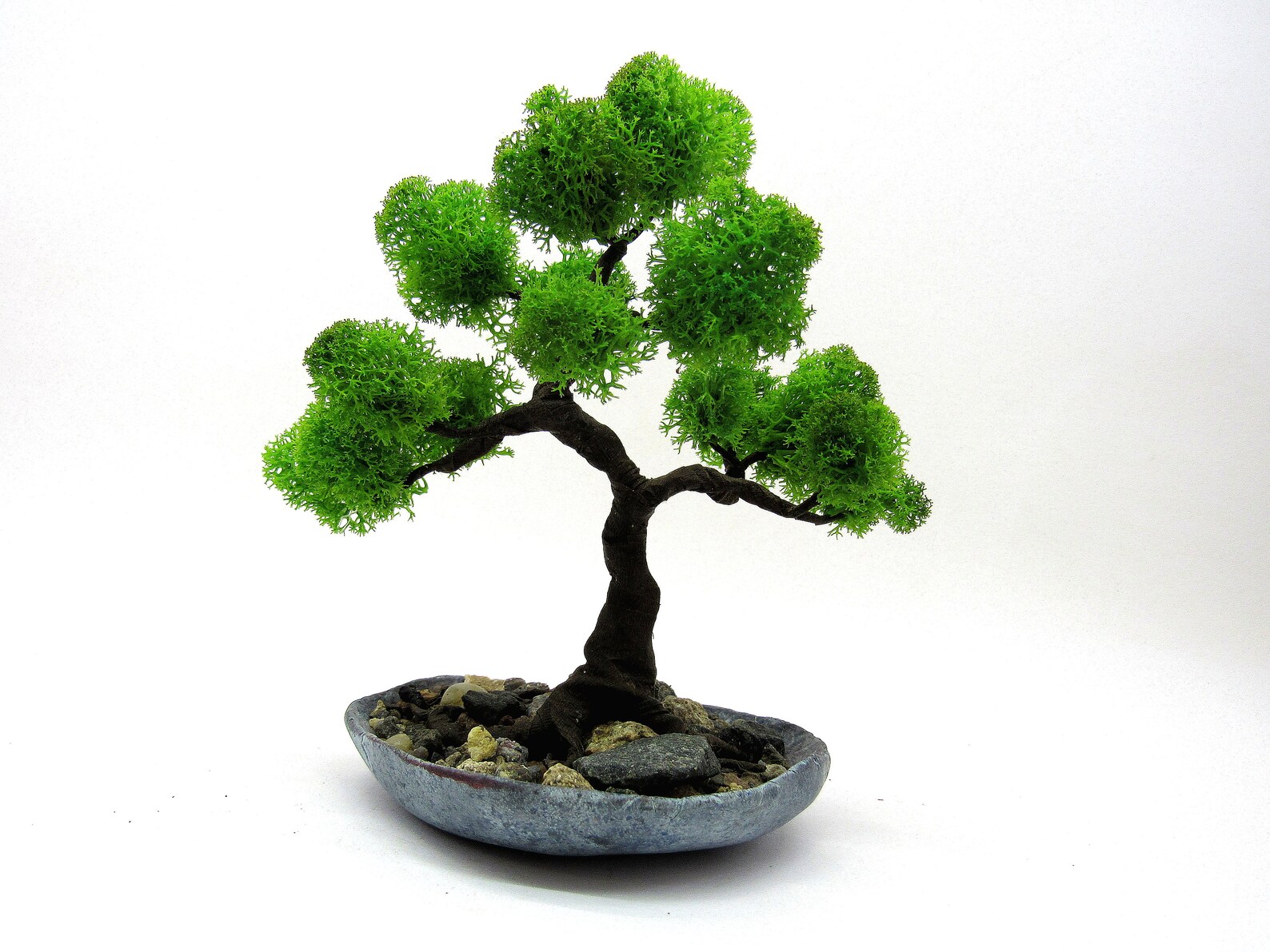Fake Bonsai tree with handmade pot Artificial bonsai tree Etsy