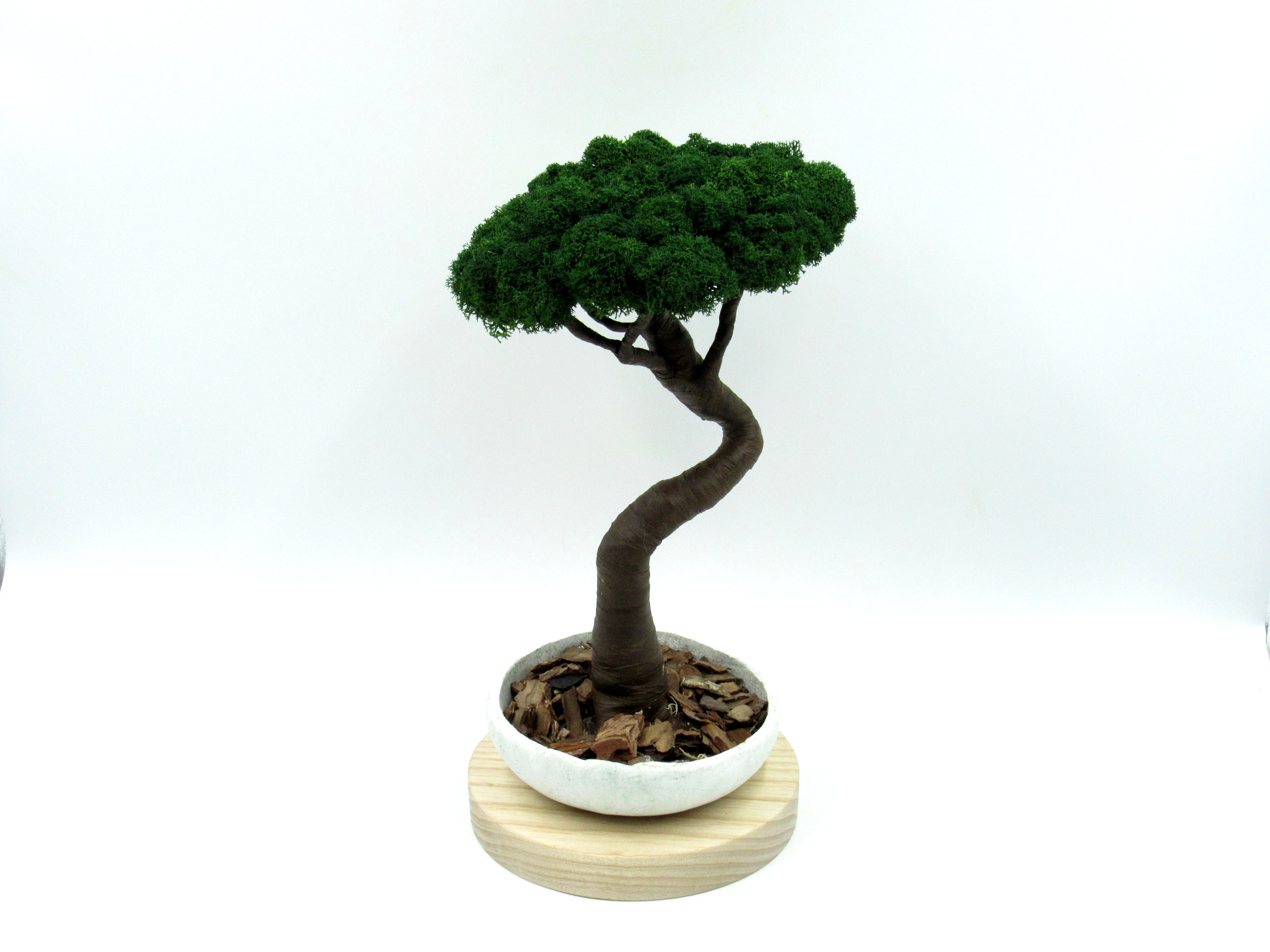 Fake Bonsai tree with handmade pot Artificial bonsai Etsy