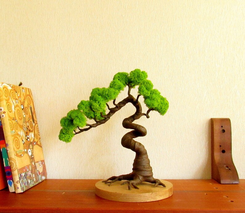 Desktop mini zen garden with wooden stand Miniature Buddha Etsy