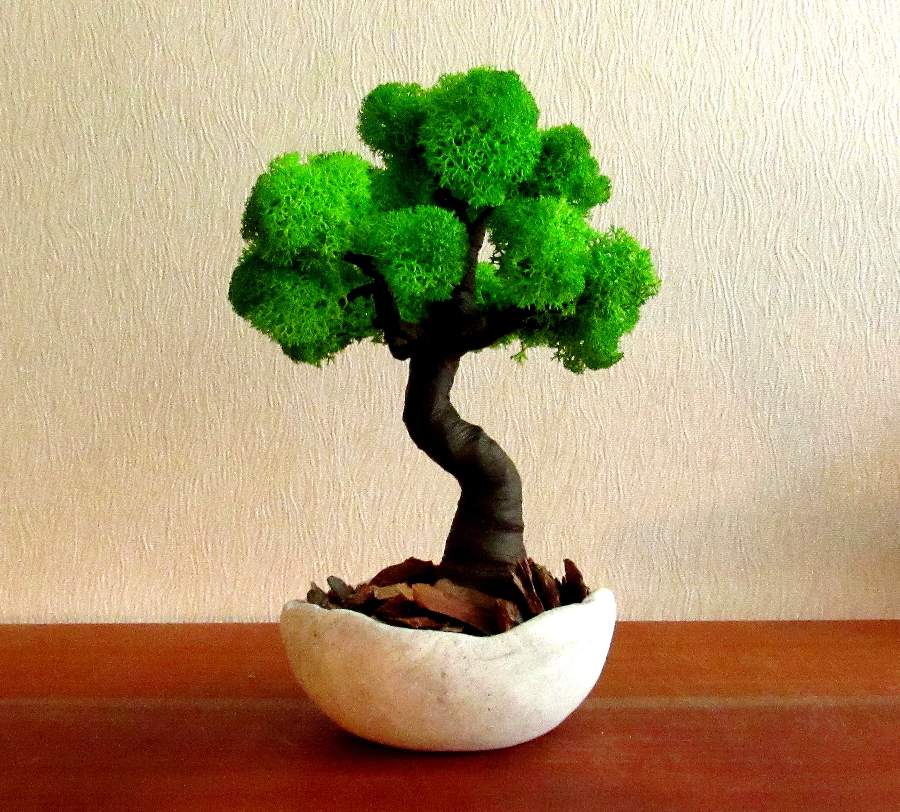 Artificial bonsai tree office desk plant Desktop decor Etsy