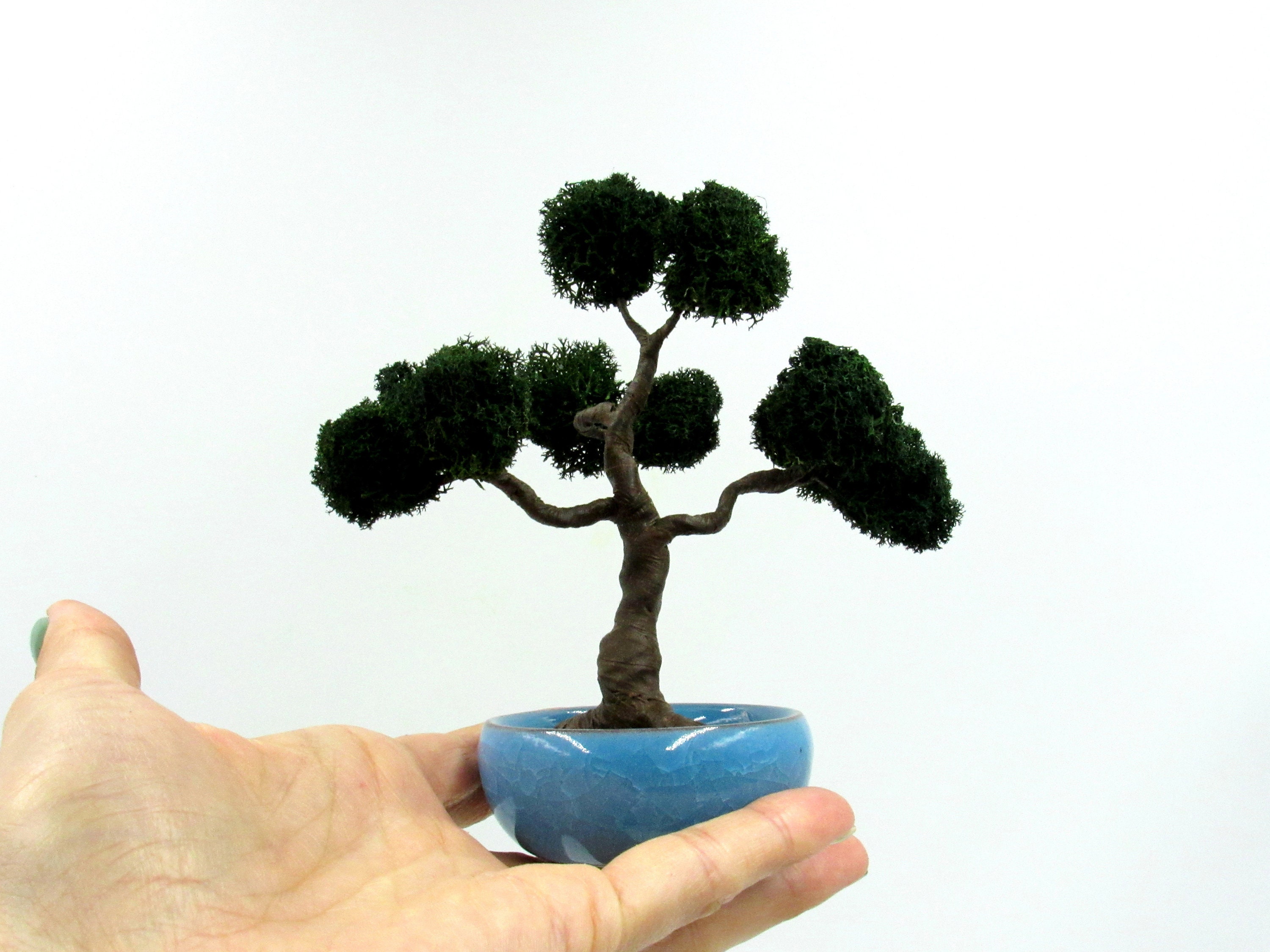 Fake Bonsai tree with ceramic pot Artificial bonsai Etsy