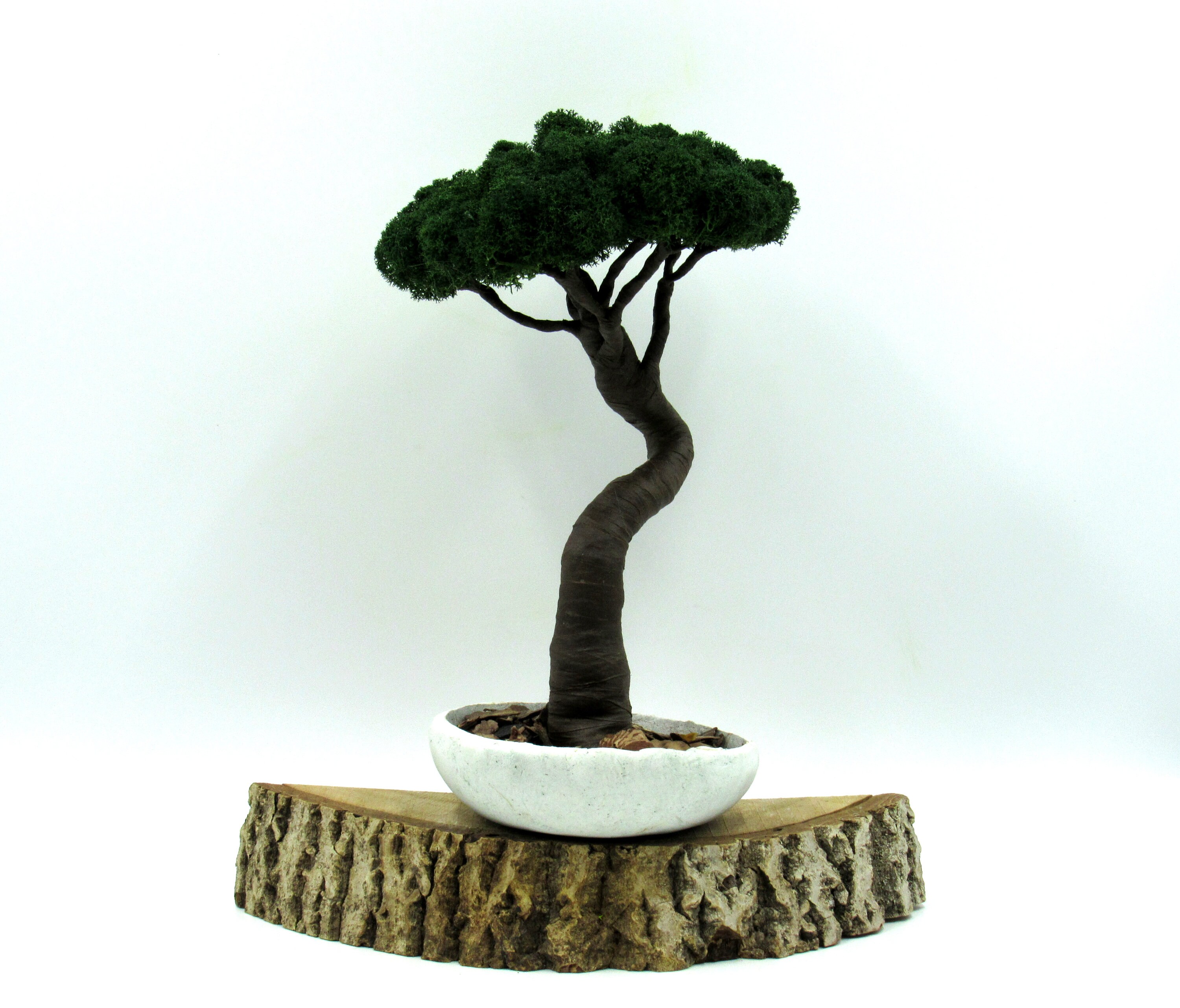 Fake Bonsai tree with handmade pot Artificial bonsai Etsy