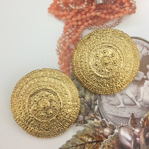 Earrings Clips VINTAGE - Round