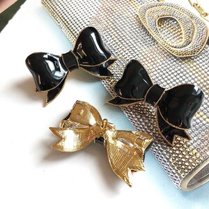 Boutons VINTAGE - Noeud Noir par 3