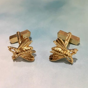 VINTAGE Cufflinks - Bee