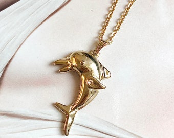 Collier VINTAGE - Flipper le dauphin