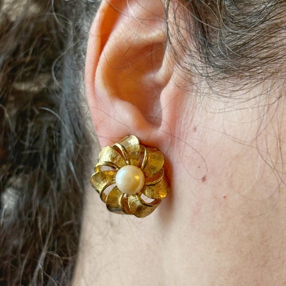 Boucles d'oreilles en Perles Mabé
