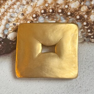 Vintage PJ Belt Buckle - Rectangle