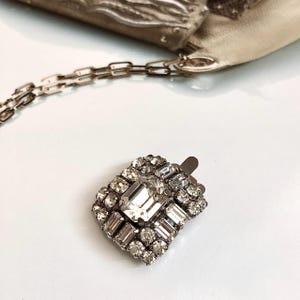 VINTAGE Clasp - Crystal Square