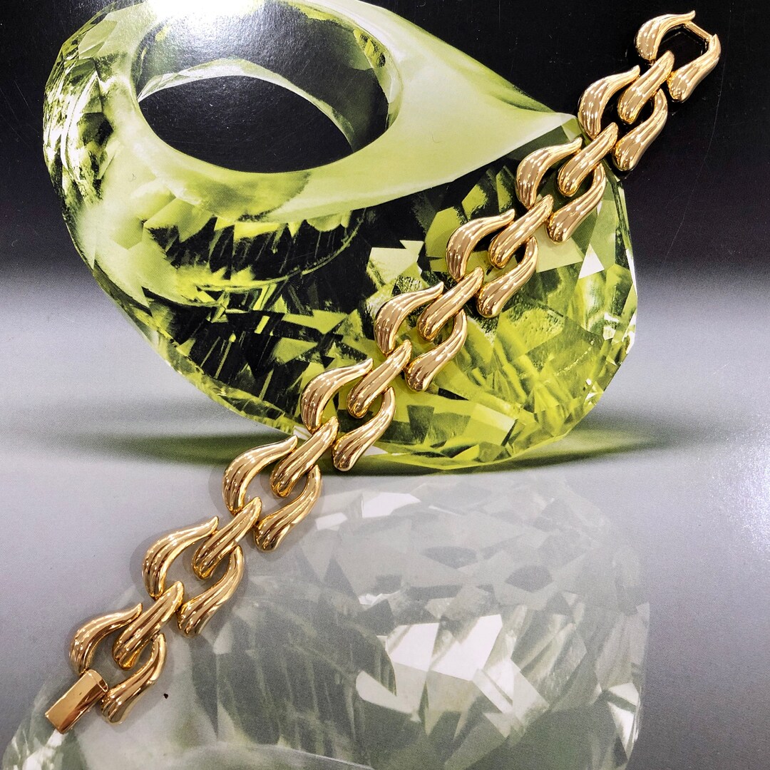 VINTAGE Bracelet - Leaf - Etsy