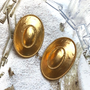 VINTAGE Ohrclips – Oval