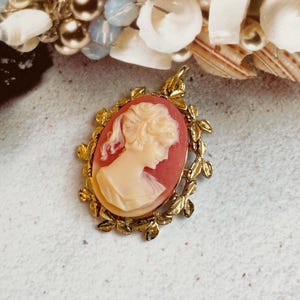 BIJOUX ANCIEN PENDENTIF Camée vintage EUR 15,90