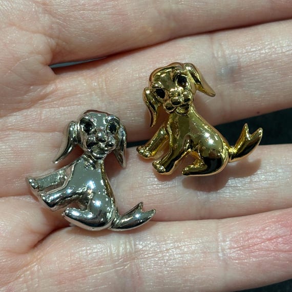 ヴィンテージ犬ブローチ - Etsy 日本