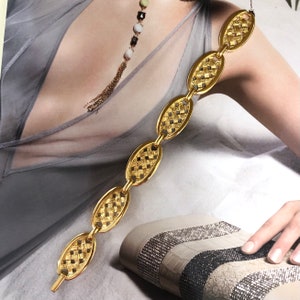 VINTAGE SPHINX Bracelet - Oval Braid