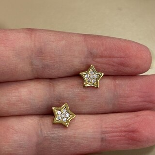 SBLING Orecchini Pendenti A Goccia Placcati Oro 18K Con Zirconia Cubica (3,9 Cttw) | Gioielli Eleganti In Confezione Regalo