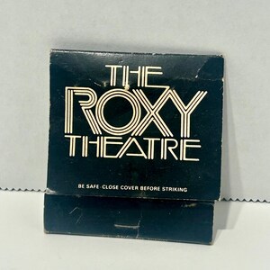 Rare Matchbook The Roxy Theatre belonged to John Peterson of The Beau Brummels and Harpers Bizarre