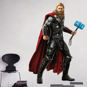Thor Full Color Decal, Thor Full Color Sticker, Thor wall art cn 148