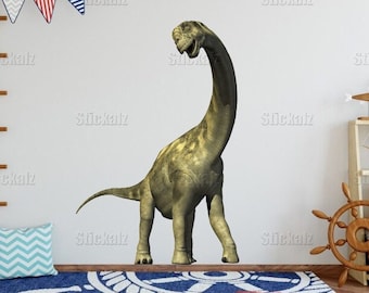 Dinosaur Full Color Decal, Diplodocus Full color sticker, wall art cn 019