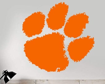 Clemson Tigers Football NCAA Wall Decal Vinyl Decor Room Car Sticker Art J498 Clemson Tigers Football NCAA Wall Decal Vinyl Decor Room Car Sticker Art J498