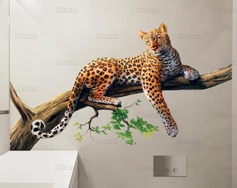 Leopard Wild Animal Wall Art Stickers Mural Decal Kids Bedroom Home Decor EV17 Leopard Wild Animal Wall Art Stickers Mural Decal Kids Bedroom Home Decor EV17