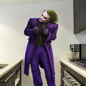 Joker Full Color Decal, Joker Full Color Sticker, Joker wall art cn 156