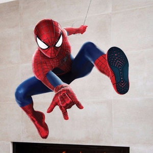 Spiderman Full Color Decal Spiderman Full Color Sticker Etsy France