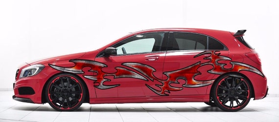 Tribal Car Vinyl Design Tribal Car Sticker Tribal Car Vinyl Etsy