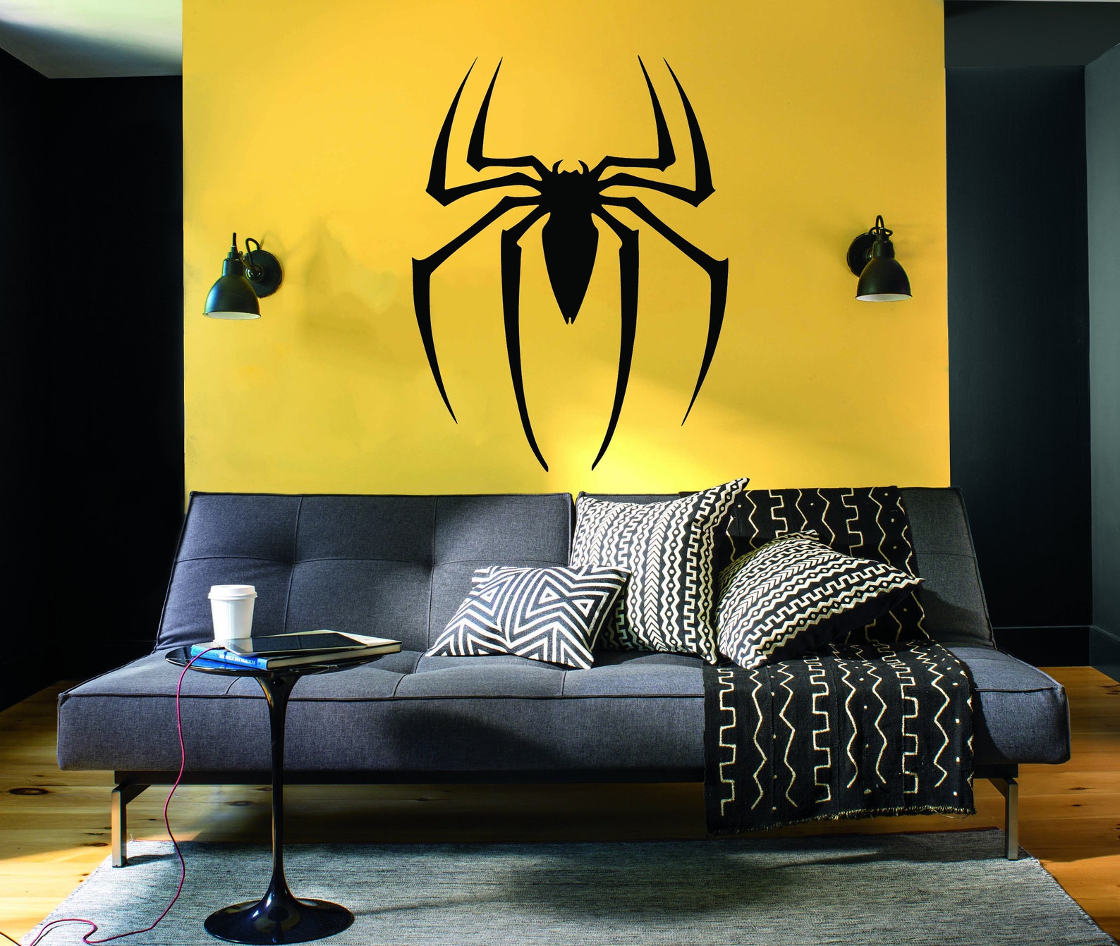 Spiderman Symbol Decal Spiderman Huge Logo Sticker Spider Etsy