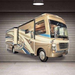 RV Color Sticker, rv Decal, rv Decal, rv Full color decal, Garage decor cfb 110