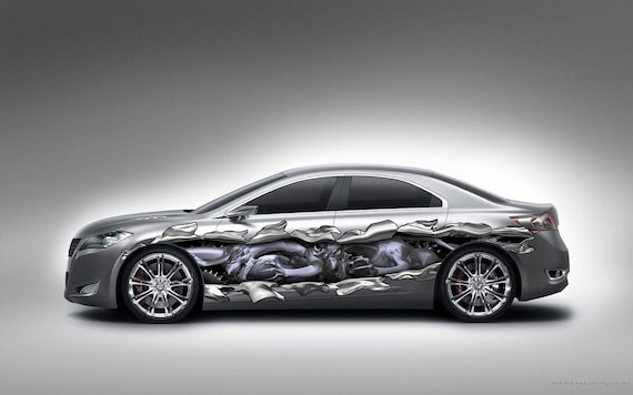 Dragons Full Color Car Vinyl Design Dragon wrap Car Vinyl zzs 4