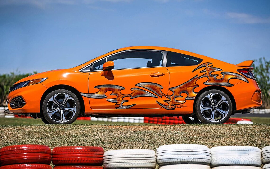 Tribal Car Side Graphics Tribal Car Vinyl Tribal Car Wrap Etsy