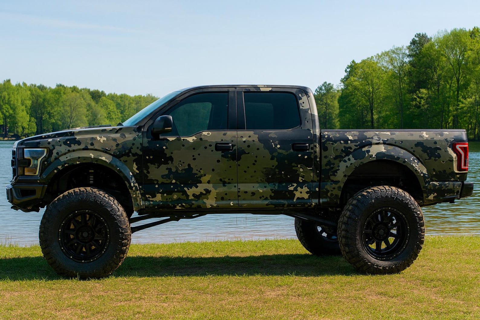 Camouflage Truck Wrap | Military Camo Vinyl Decal | Full Pickup Wrap ...