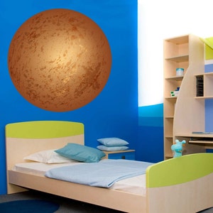 Mercury Full Color Decal, Planet Mercury Full color sticker, wall art cn 106