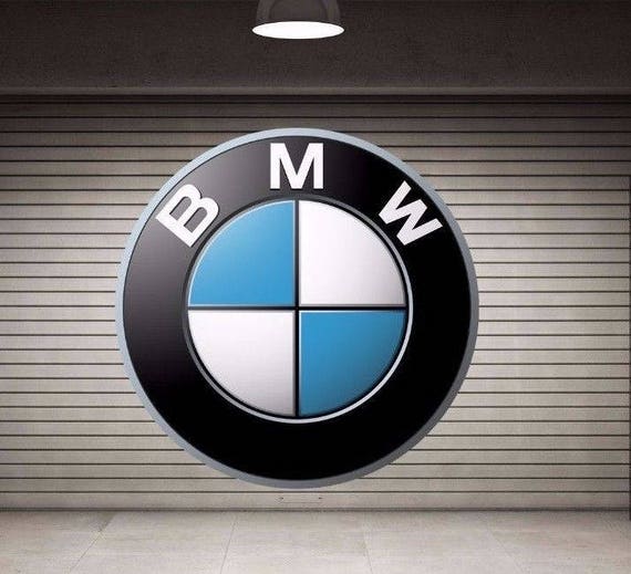 BMW Logo Decal, Bmw Decor, Bmw Symbol, Bmw Sticker, Bmw Decal Cfb