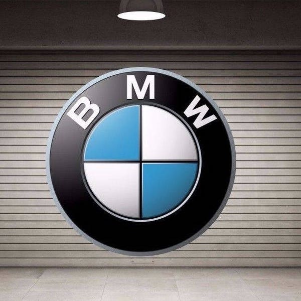 BMW Logo Decal, bmw Decor, bmw symbol, bmw Sticker, bmw Decal cfb 107