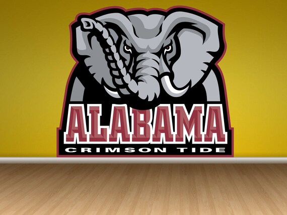 Bama Decor Bama Decal cfb 116 Alabama Sticker Alabama Crimson Tide Logo Decal