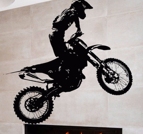 Motocross Decal Motocross Sticker Dirt Bike Decal Dirt Bike Etsy