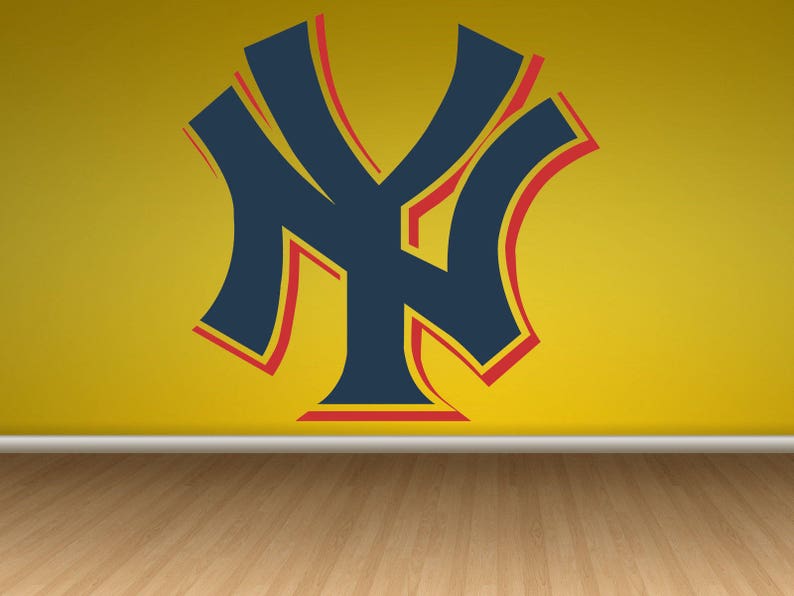 QTY-1 NY YANKEES LOGO WINDOW DECAL STICKER 10/"x10/"