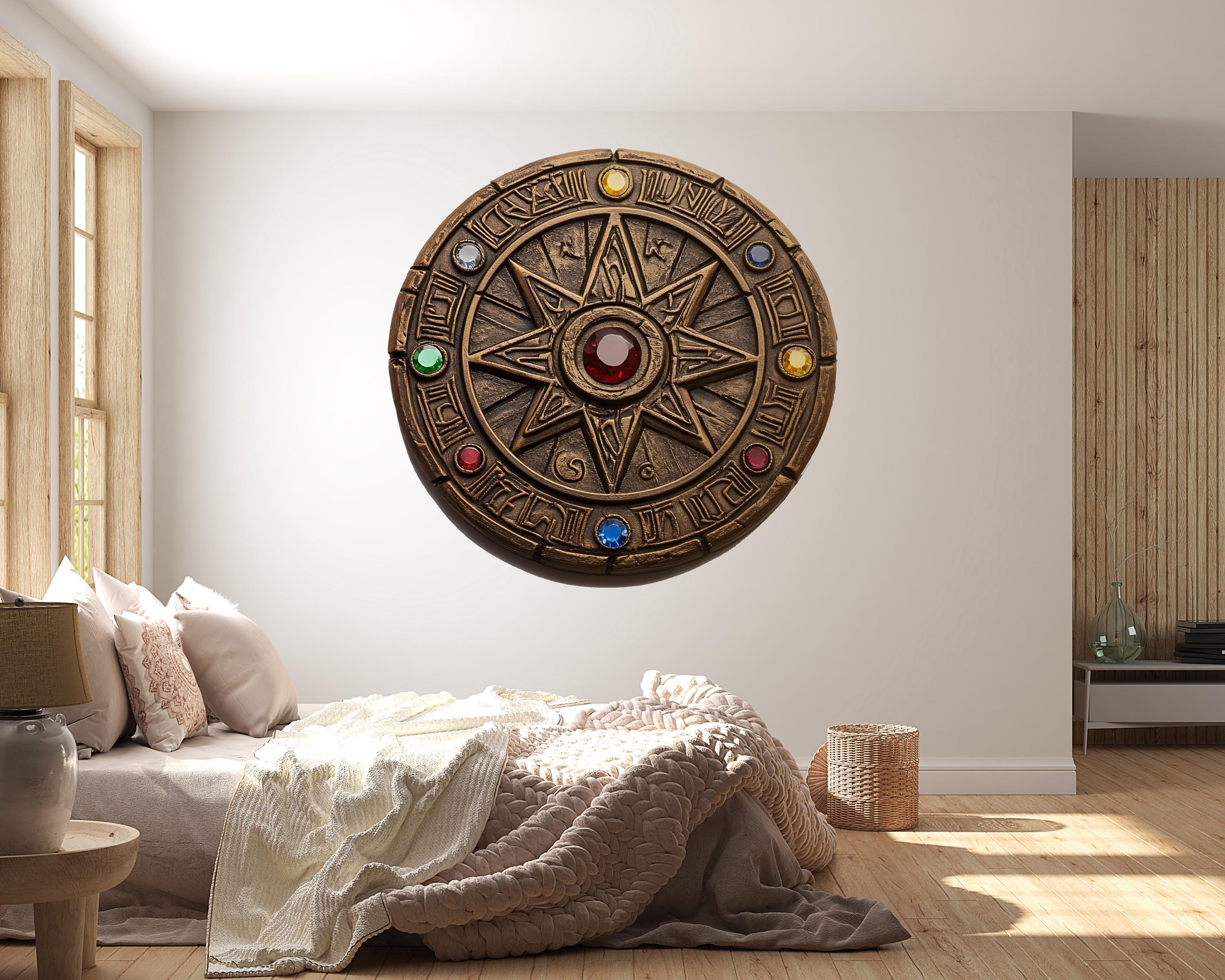 Arcane Rune Wall Mural, Mystic Sigil Wall Art, Ancient Symbol Decor ...