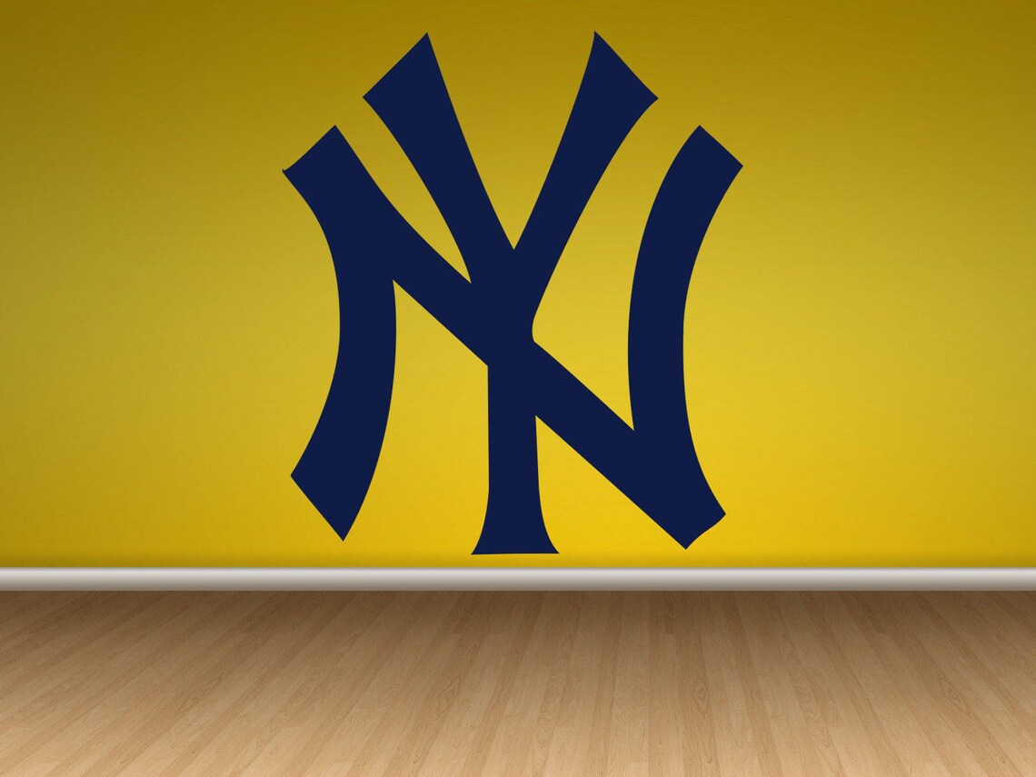 New York Yankees Sticker Decal MLB Decor Yankees Logo Etsy